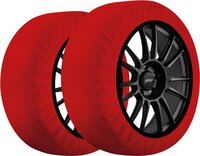 AMiO Textiele Sneeuwkettingen/Sneeuwsokken voor Autobanden L - EN16662-1 / Önorm V5121 Rood (2 stuks)