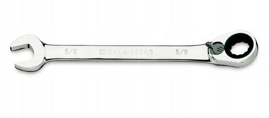 Beta Ring- en steeksleutel met ratel, 5/8 inch, 216mm