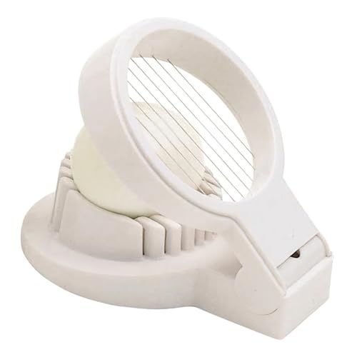 KitchenCraft Eiersnijder, kunststof, 12 x 9 x 4 cm, wit