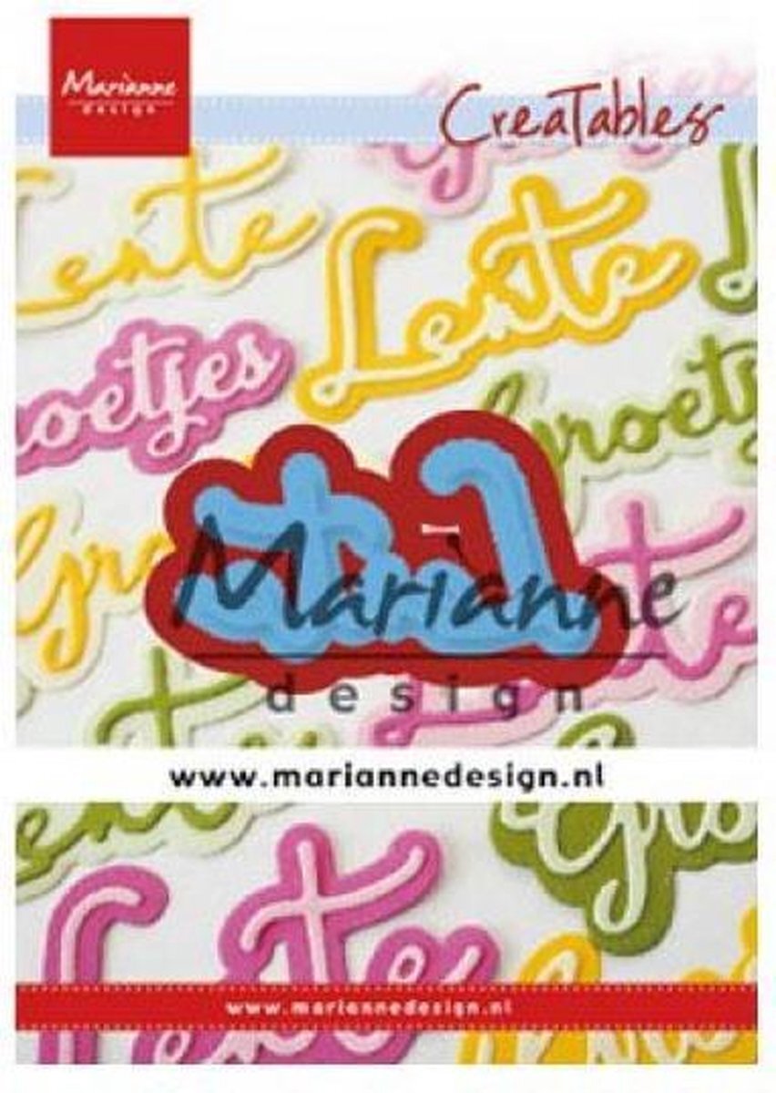 Marianne Design Creatables snij- embosstencil Nederlands Lente