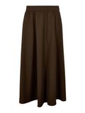 Apricot Midi-rok in A-lijn van geborsteld twill