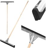 KADAX Vloertrekker, watertrekker met lange steel van robuust metaal, trekker met kop van schuim en metalen delen, watertrekker voor garage, wasruimte, terras (breedte: 55 cm)