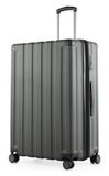 Hauptstadtkoffer Q-Damm 3-delige kofferset S M L cabine 54 cm medium 68 cm groot 78 cm TSA harde schaal ABS, GRAPHITE, Koffer