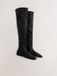 Next - Dames - Forever Comfort® platte soklaarzen tot over de knie - Zwart