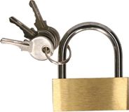 CM Hangslot met sleutel - 45 mm beugel - Brons