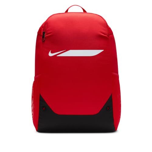 Nike Rugzak Academy Team Medium 24l - Rood/zwart/wit, maat One Size