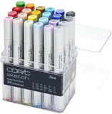 Copic Sketch markerpennen set Manga, alcoholbasis, 24 stuks, lichtgrijs