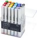 Copic Sketch markerpennen set Manga, alcoholbasis, 24 stuks, lichtgrijs