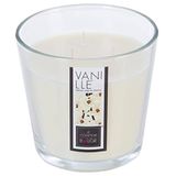 Atmosphera geurkaars - vanille geur - 40 branduren - wit - in glas - aroma/geurkaars