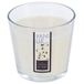 Atmosphera geurkaars - vanille geur - 40 branduren - wit - in glas - aroma/geurkaars