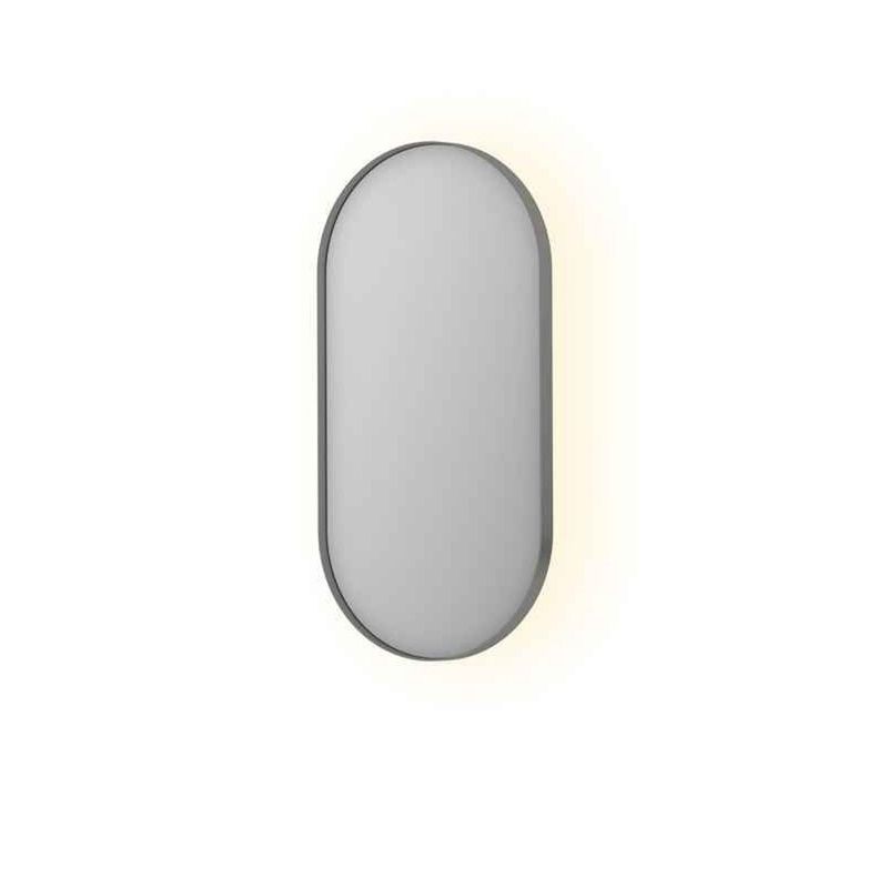 Ink Spiegel SP21 Ovaal - 40x4x80 cm - Color Changing LED - Geborsteld RVS