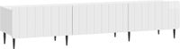 vidaXL TV-kast met lade Hoogglans Wit 147 x 34,5 x 32 cm Bewerkt hout