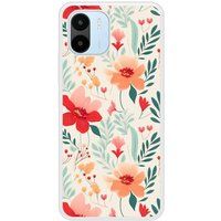 Xiaomi Redmi A2 Flower wall Verstevigd hoesje met sublimatie bedrukking