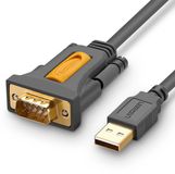 Ugreen USB-A naar DB9 RS-232 adapterkabel 1,5m grijs - (CR104)