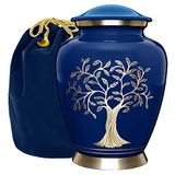 Trupoint Memorials Grote urn in de vorm van levensboom voor menselijke as
