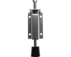Deltafix PROTECT-IT Deurvastzetter met voetbediening 140mm | RVS