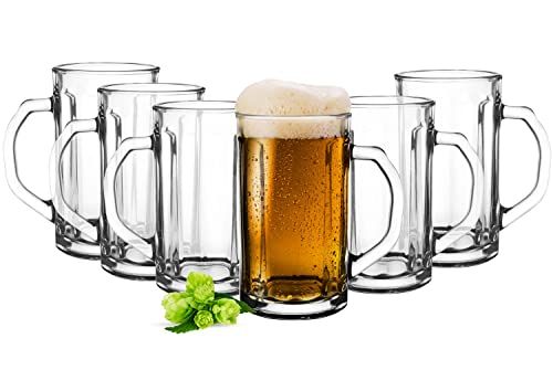 Glasmark KROSNO 1992 Bierglazen Set - 6 x 300 ml - Vaatwasmachinebestendig