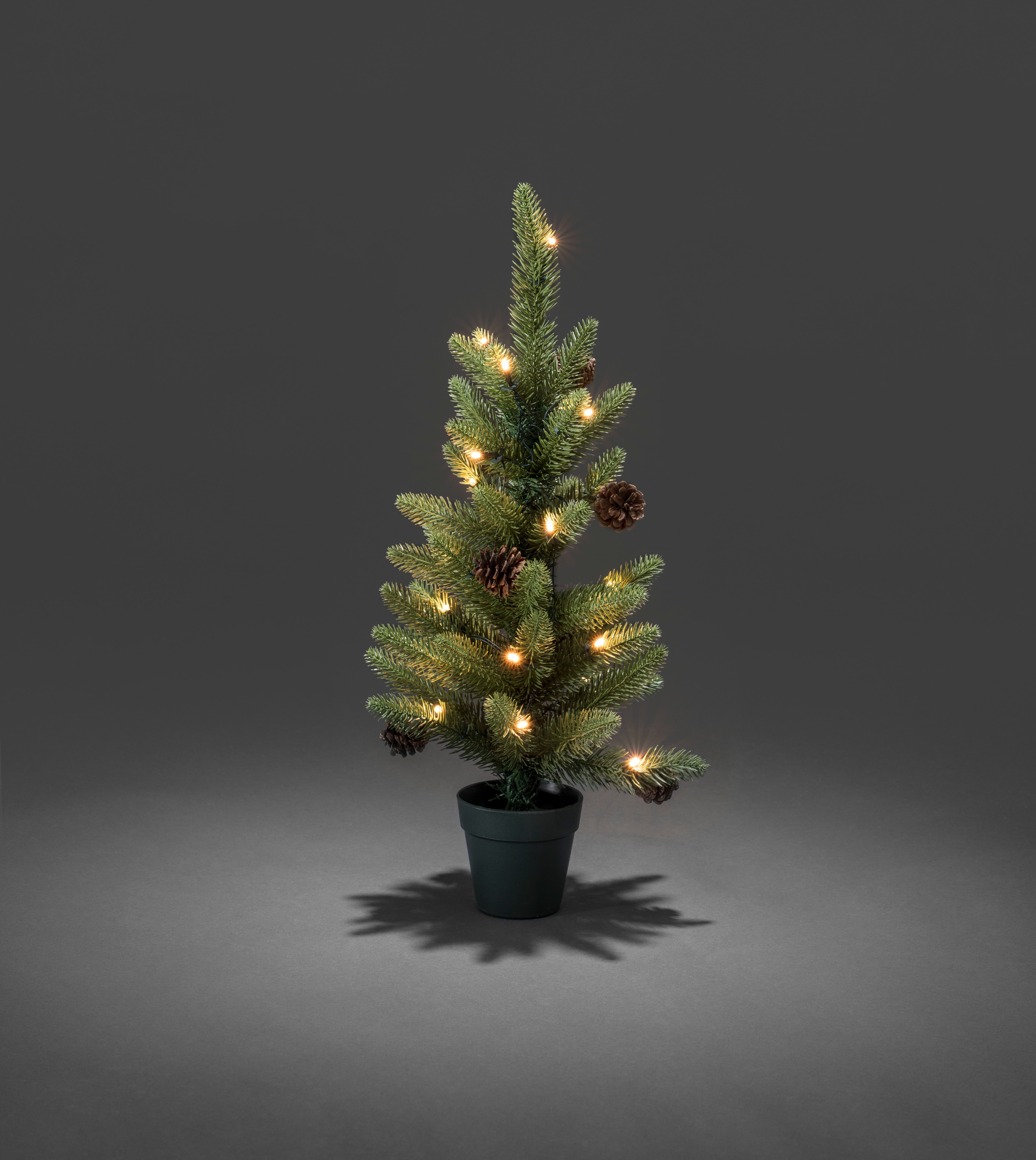 KONSTSMIDE kerstboompje 60cm - 20L LED - groen -warmwit