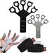 Bol 2023 Finger Extensor Exerciser, extenseur de doigts, set de 2 extenseurs de doigts réglables, extenseur de doigts en silicone pour l'amélioration de la fonction et du mouvement des doigts