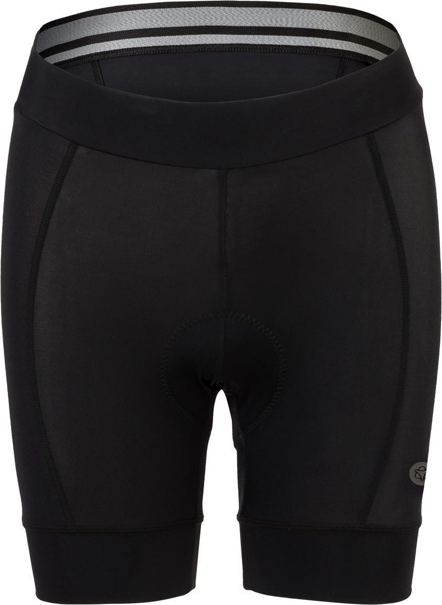 AGU Shorty Fietsbroek met Zeem II Essential Dames - Zwart - S - Zonder Bretels