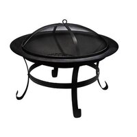 RedFire Atlanta Vuurschaal - Zwart - 51cm - Terrasverwarming