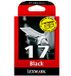 Lexmark Twinpack nr. 17 Zwarte Inktcartridges