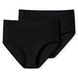 Schiesser 2PACK Midi Dames Onderbroek - zwart - Maat L