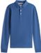 Tommy Hilfiger Heren Lange Mouw Polo Blauw Katoen XXL