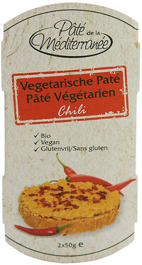 Pate de la Mediterranee Vegetarische Paté Chili