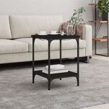 Prolenta Maison Exclusive Salontafel, zwart, 40x40x55 cm, houtvezel