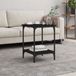 Prolenta Maison Exclusive Salontafel, zwart, 40x40x55 cm, houtvezel