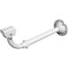 Support de caméra de surveillance en aluminium en forme de U avec bras télescopique - Blanc