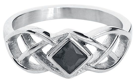 etNox Celtic Knot Dames Ring - zilverkleurig