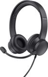Trust Roha II Headset - On-ear - USB - Zwart