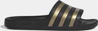 Adidas performance Adilette Aqua Badeslipper schwarz/gold