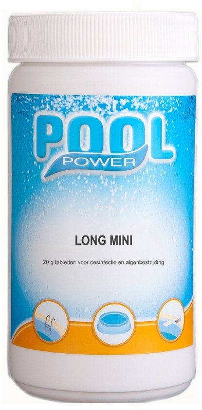 Pool Power Mini 20 gr. 1 kg - Chloor Tabletten