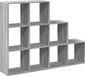 vidaXL bibliothèque / paravent 137,5x29x103,5 cm bois gris sonoma