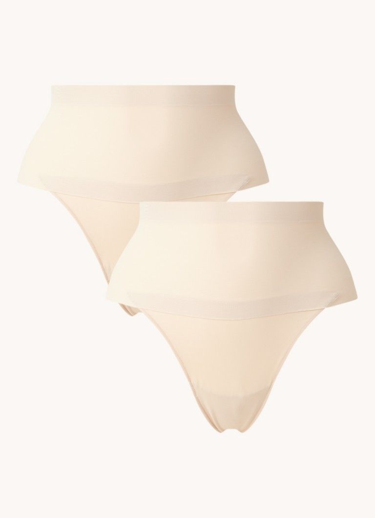 Maidenform Cover Your Bases High Waisted Shaping Thong - 2 Pack