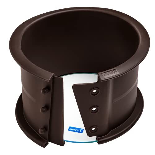 Lurch FlexiForm springvorm 14 cm met glazen bodem bruin, siliconen