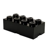 Lego Brick boîte de rangement 8 - Noir