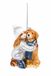 Boule de Noël en verre de marque maison - Fille avec chien 13cm Multi 1 pièce