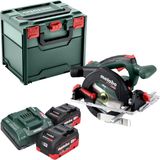 Metabo KS 18 LTX 57 BL accucirkelzaag 18 V 57 mm (611857810) + 2x LiHD accu 8.0 Ah + lader + metabox