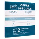 ROC KEOPS Bâtons déodorants, pack de 2 (40 ml chacun)