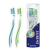 Dr. BEST Interdent Aktiv Travel Edition Medium - Pack of 2