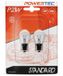 M-Tech Powertec Halogeenlamp BA15s P21W - 12V - Transparant - 2 Stuks