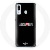 Maniacase Etui voor Samsung Galaxy A20e La casa de papel Logo