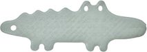 JJA Tapis de bain Crocodile GAMIO Gris Plastique 91x32.5 cm