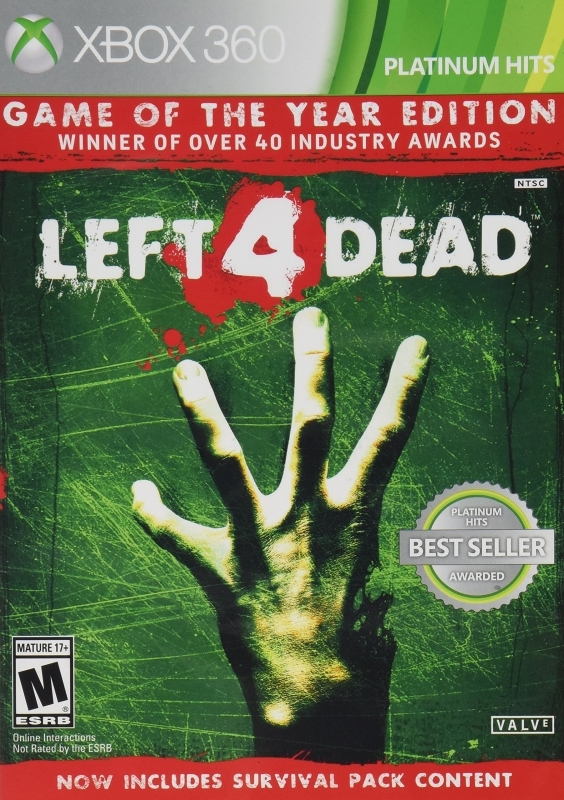 Valve Left 4 Dead Game of the year (platinum hits) Xbox 360