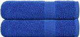 vidaXL - Douchehanddoeken - FROGN - 2 stuks - 70x140 cm - 360 g/m² - Blauw