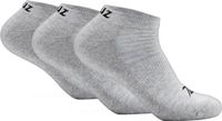 ZEUZ Enkelsokken 3-Pack - Sokken - Sportsokken Heren & Dames - Grijs - Large